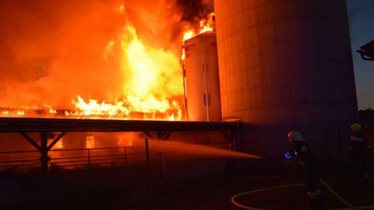 Großbrand Wirtschaftsgebäude