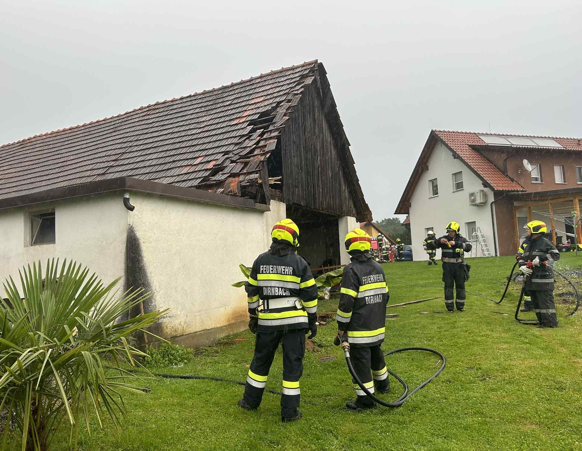 Wirtschaftsgebäudebrand