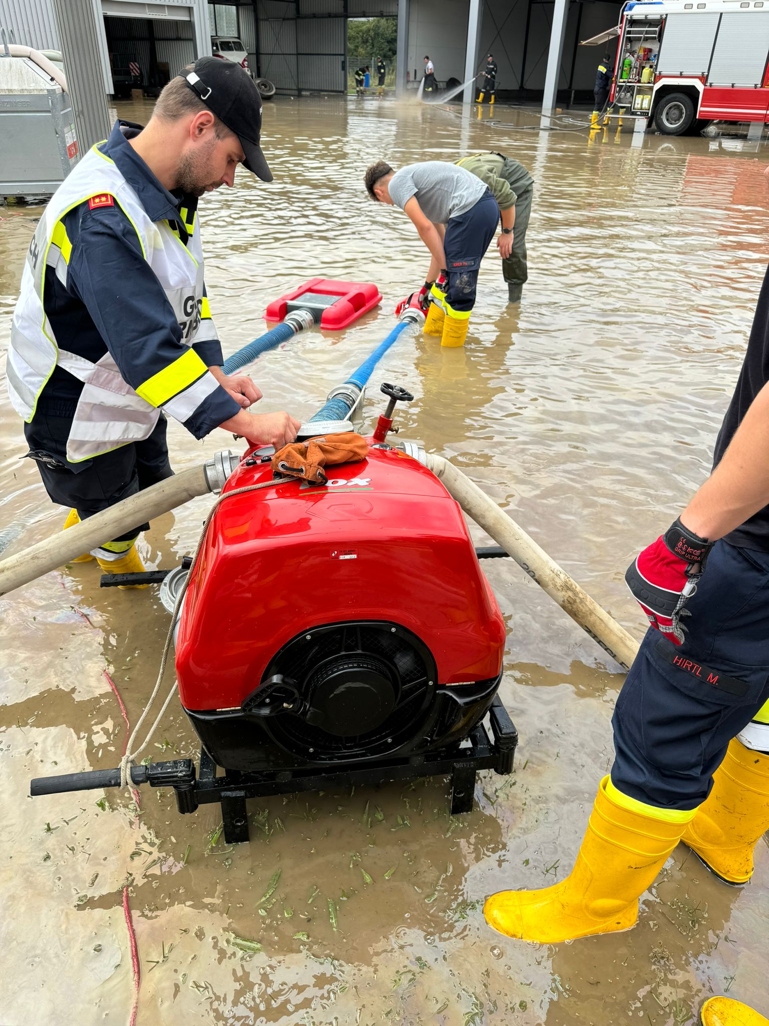 KHD-Einsatz in Niederösterreich