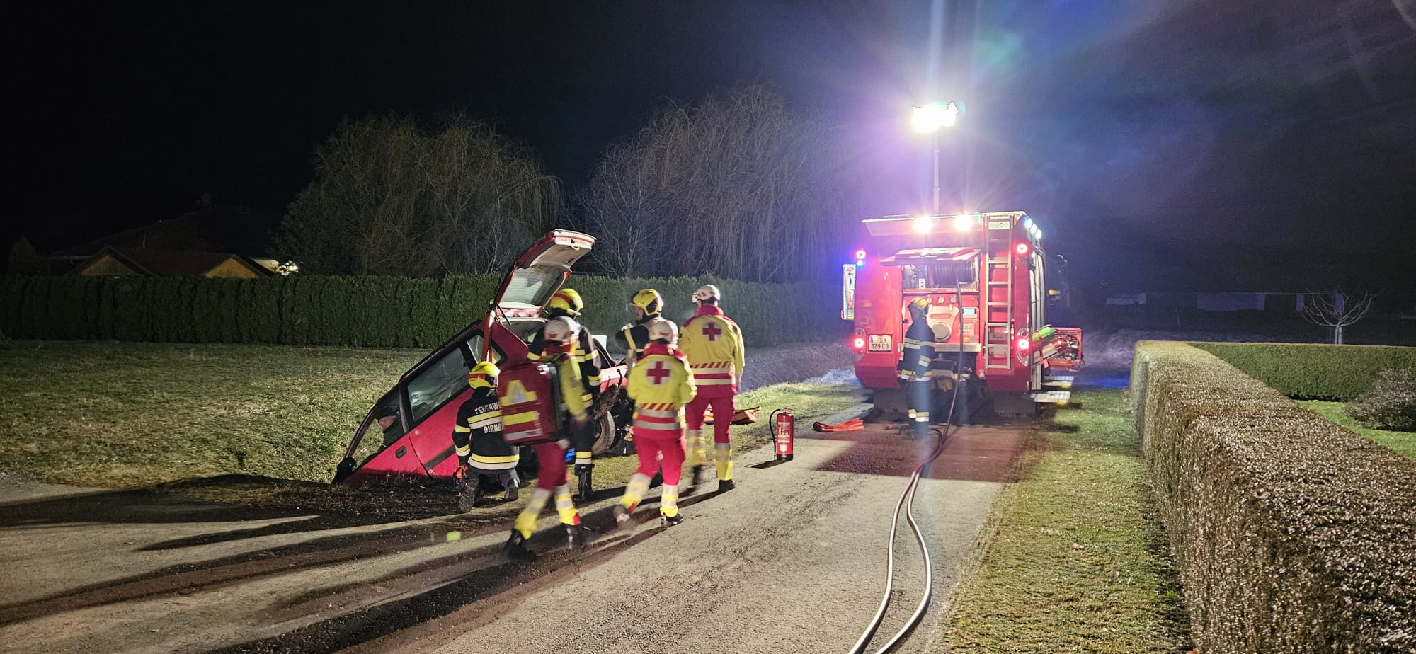 Übung Verkehrsunfall