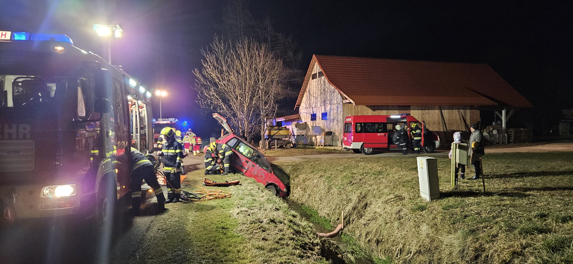 Übung Verkehrsunfall