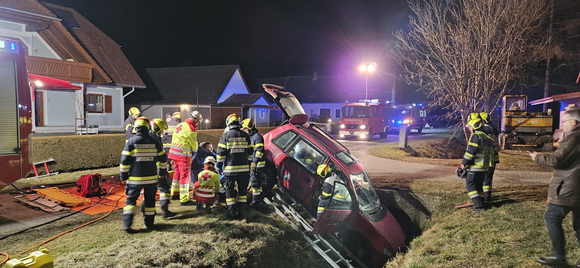 Übung Verkehrsunfall