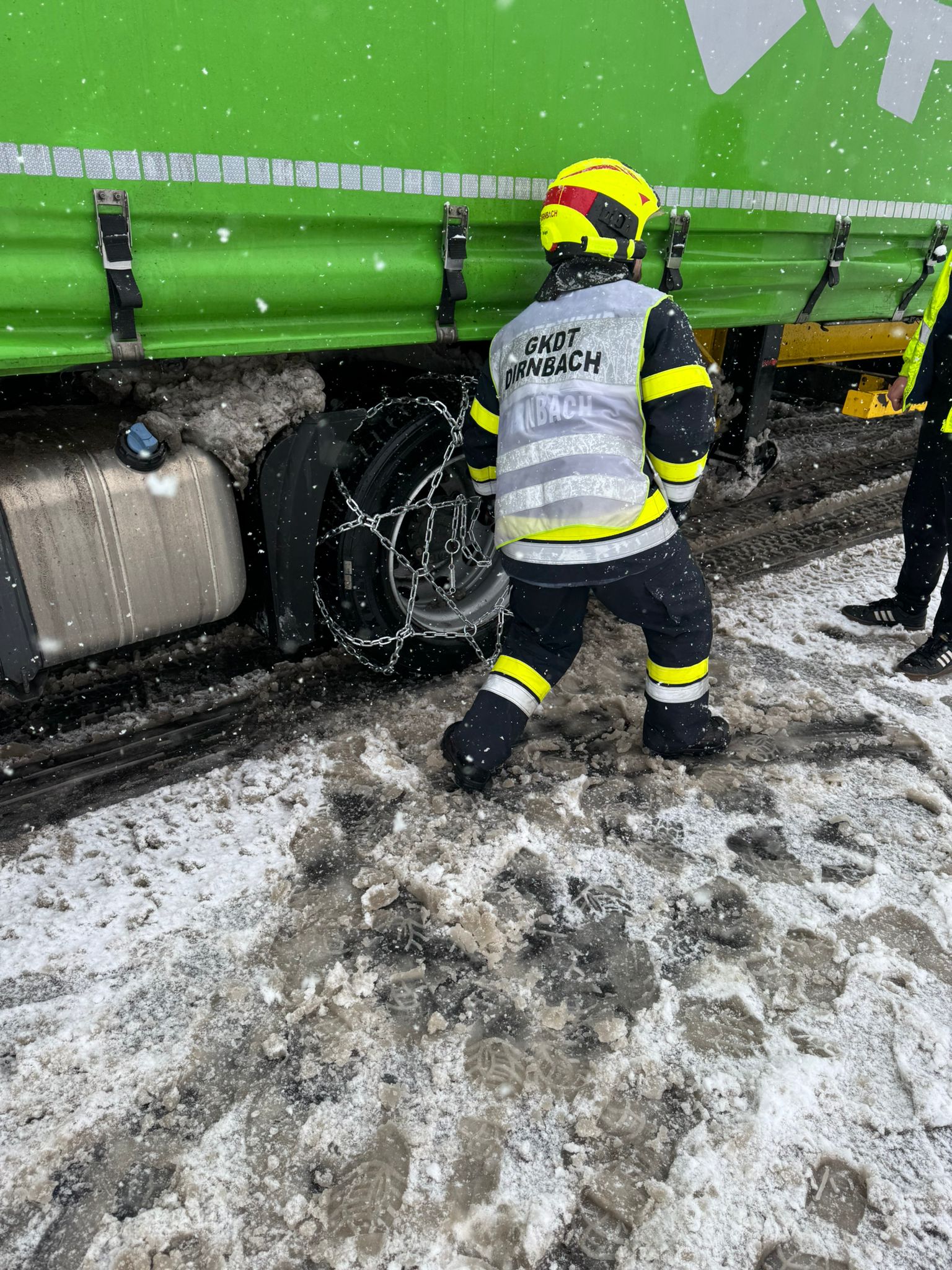 Dauereinsatz aufgrund Schneechaos