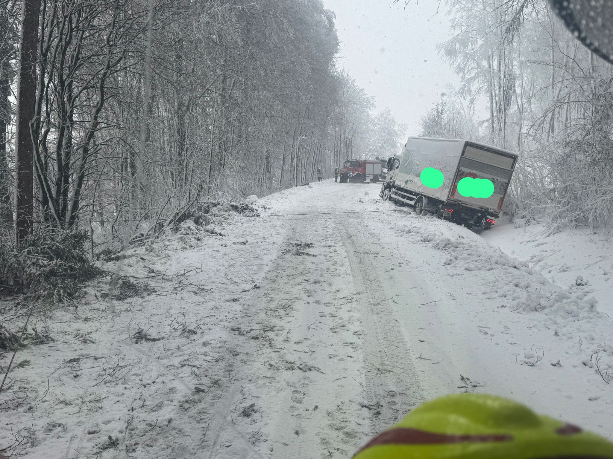 Dauereinsatz aufgrund Schneechaos