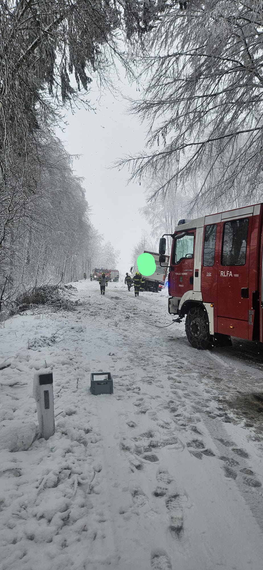 Dauereinsatz aufgrund Schneechaos