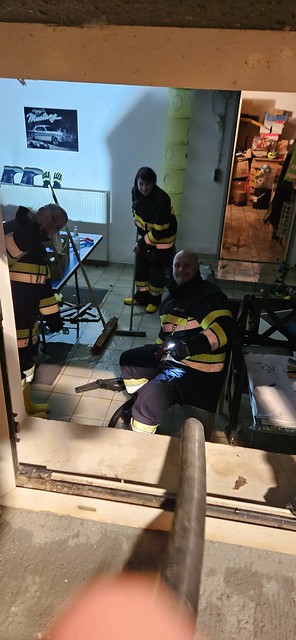 Stiller Alarm für die FF Dirnbach: Pumparbeiten, Keller unter Wasser