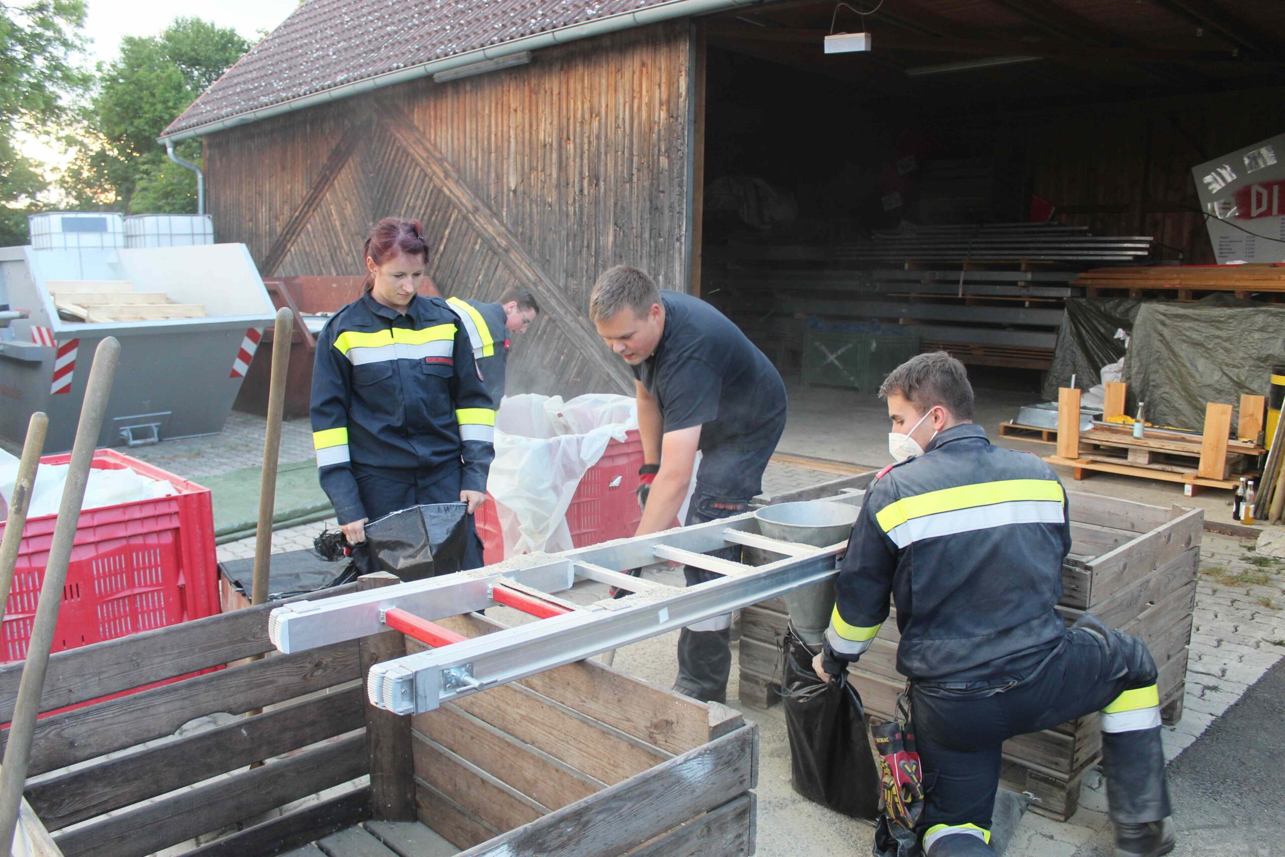 Übung: Hochwasser und Unwetter